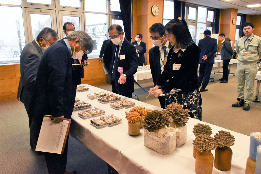 山形県きのこ品評会