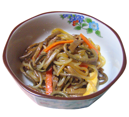 ぜんまいと油揚げの煮物