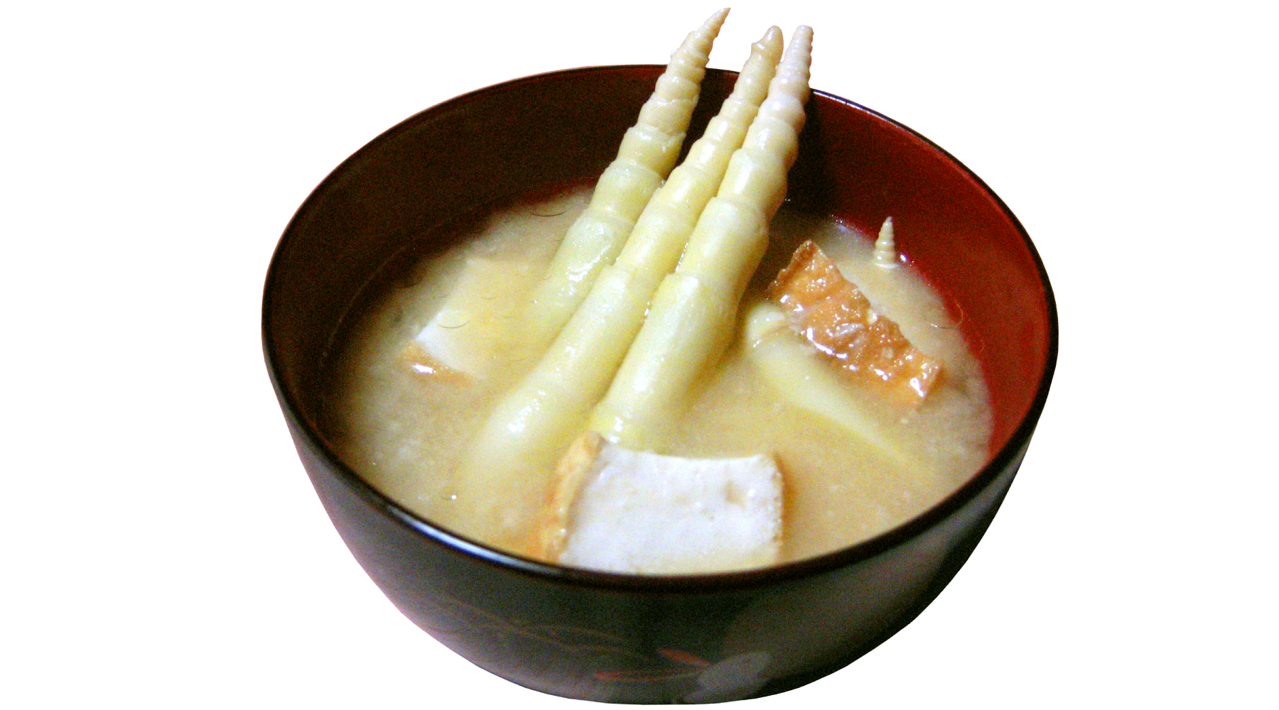 ねまがりたけの味噌汁