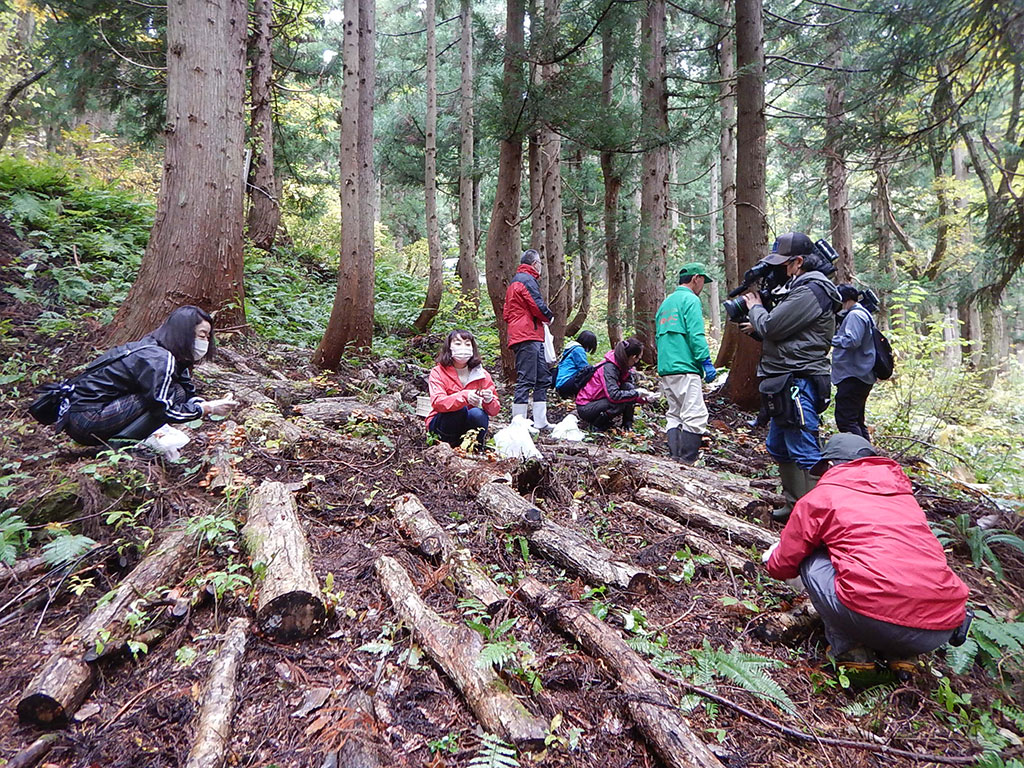 原木ナメコ魅力体験活動